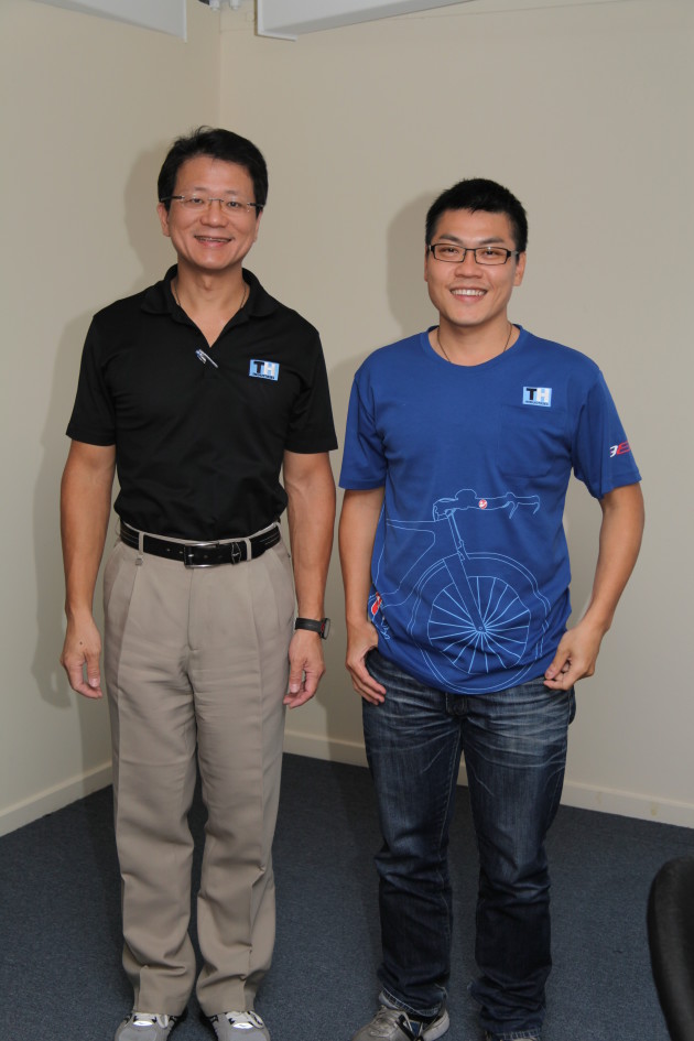 Douglas visited Australia with Scott Sun, who assisted with translation.